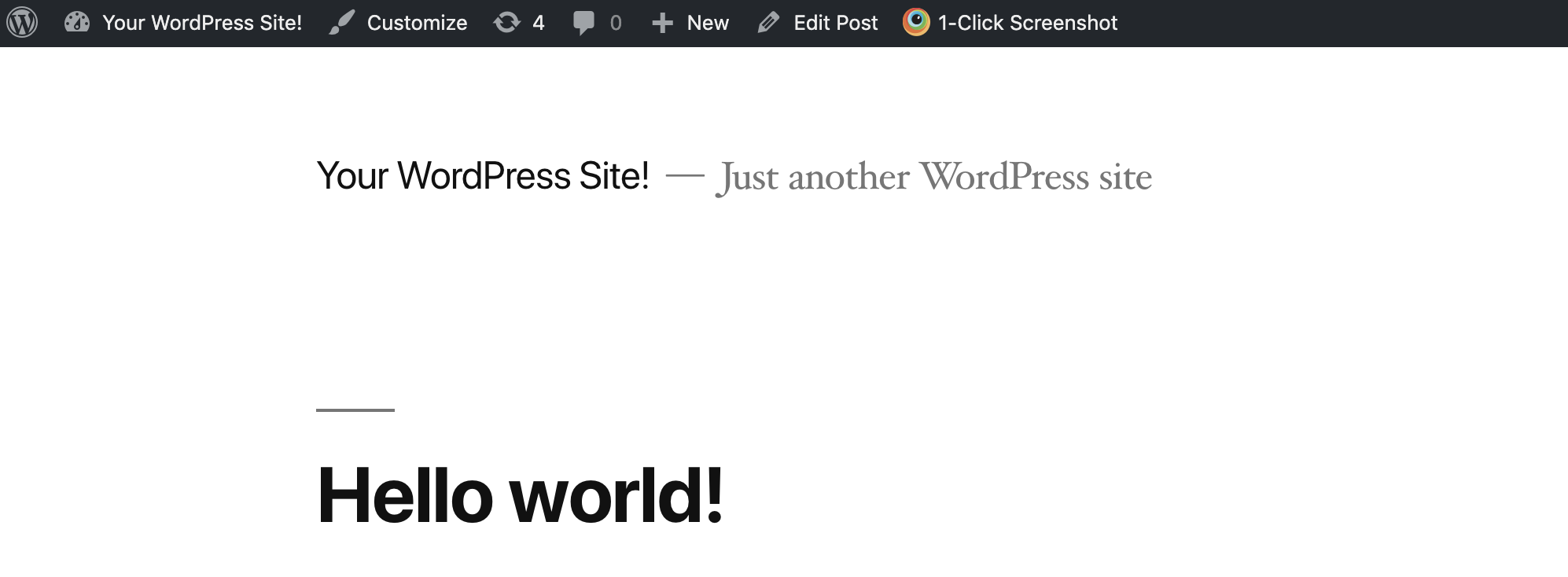 Post preview section