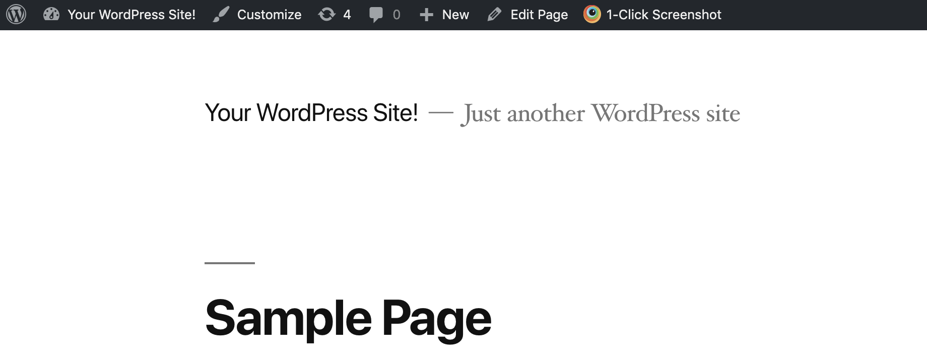 Page preview section