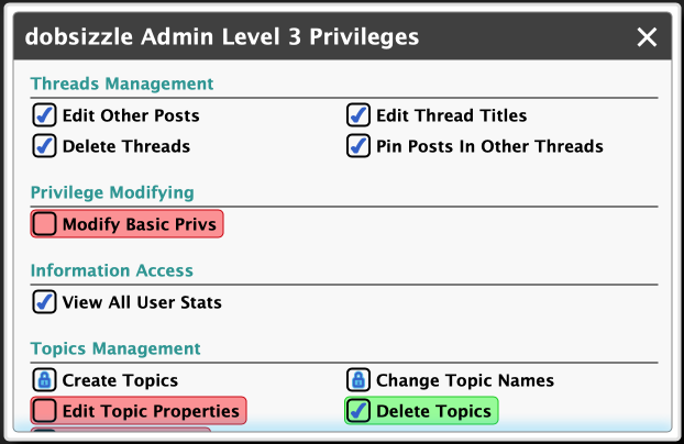 Privilege Assignment