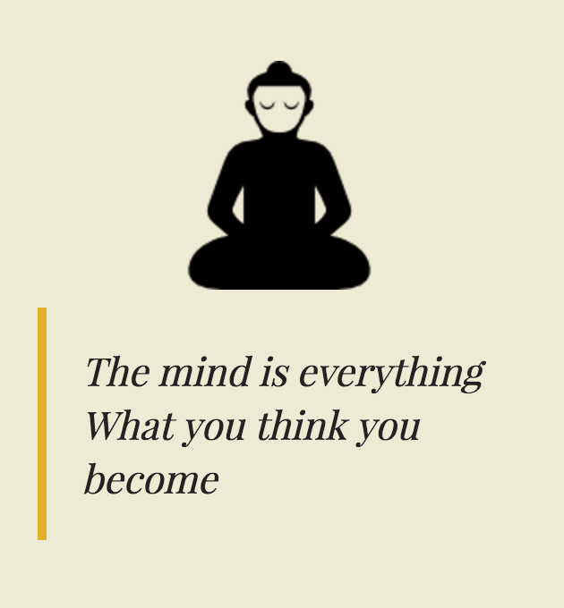 Buddha Wisdom Plugin in a widget.