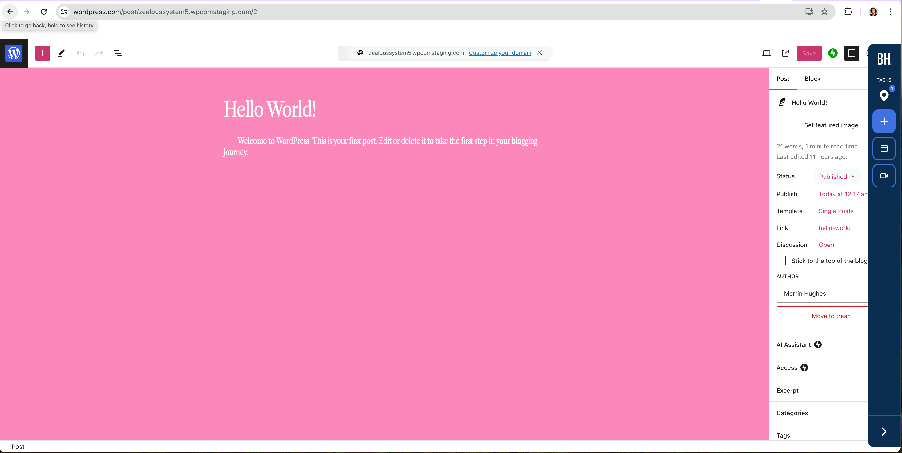 Configure the plugin from the Settings menu of clicking the settings link on the plugin page.