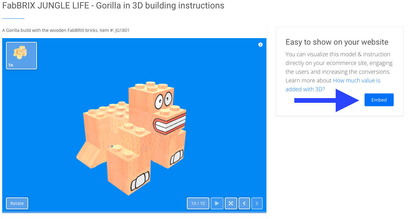 Visit the gorilla instruction