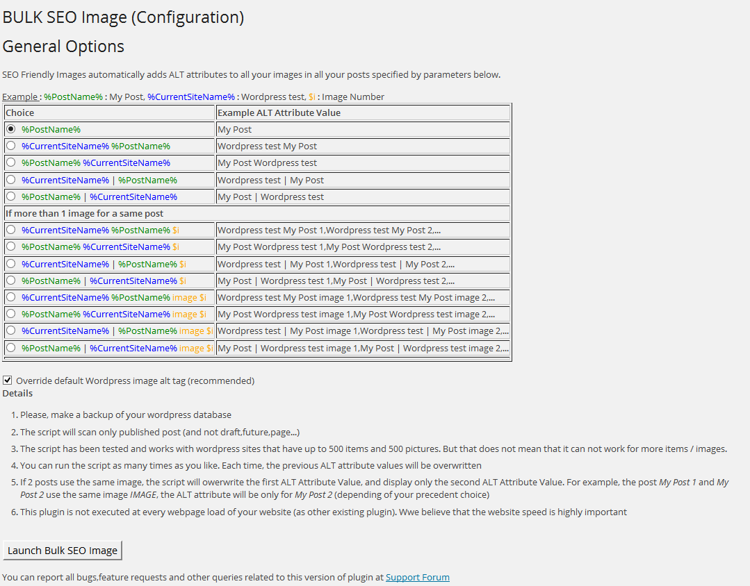 Plugin in action.