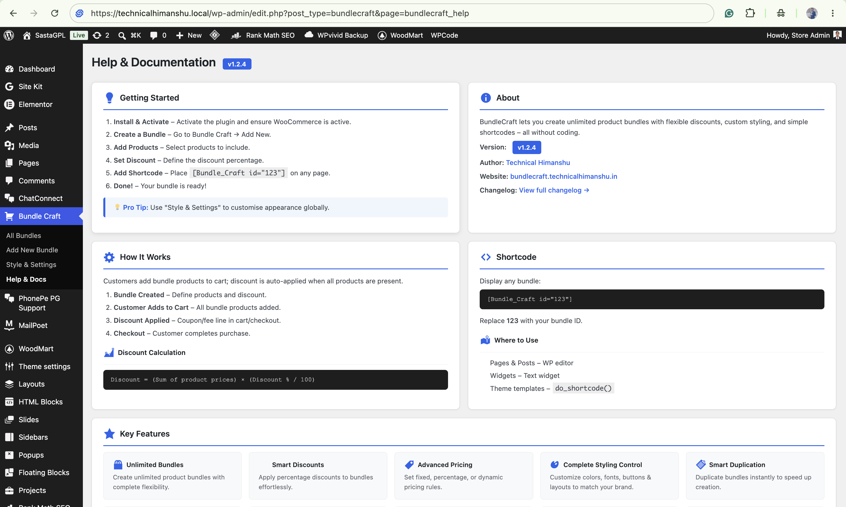 Frontend View - Simple Products Bundle