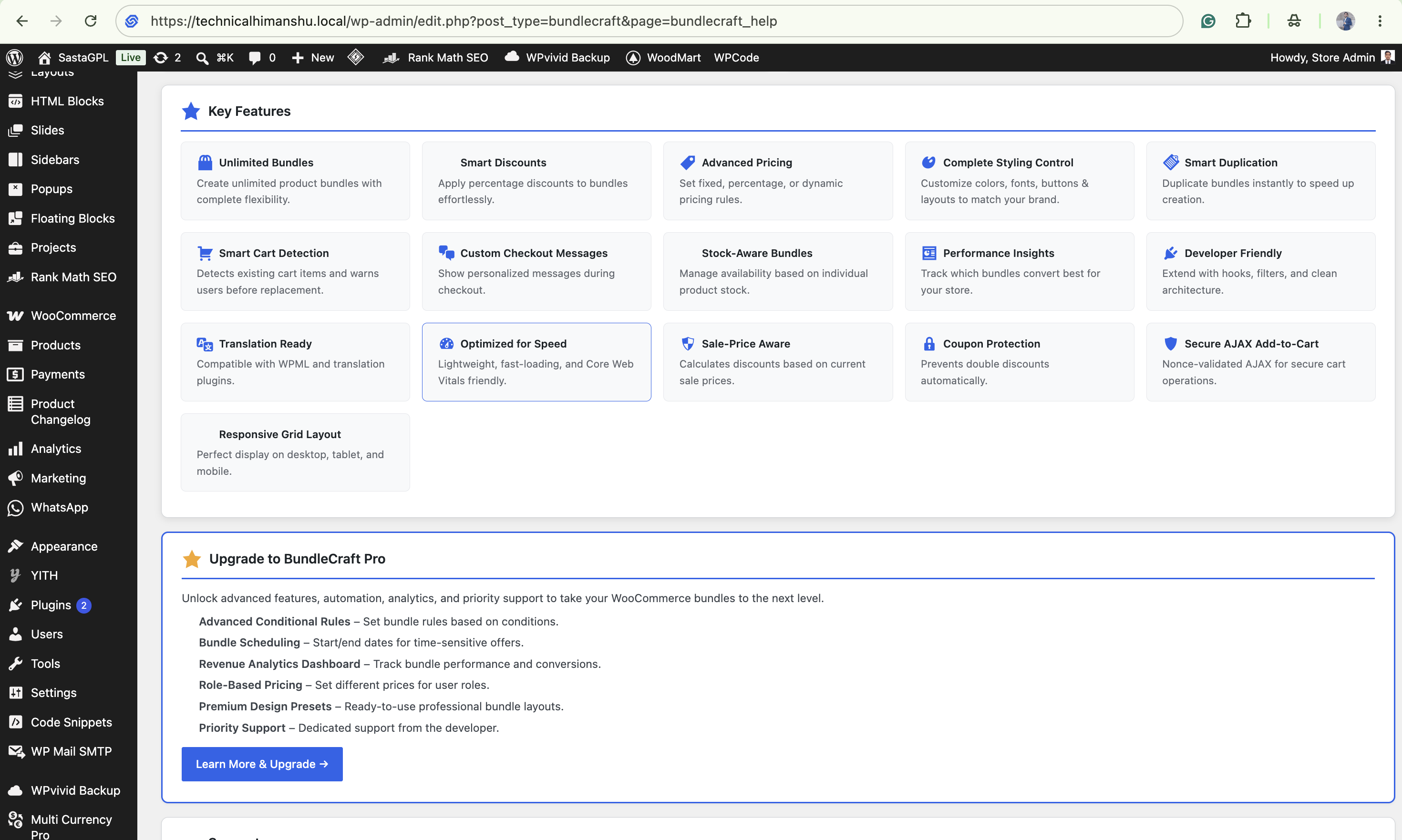 Frontend View - Variable Products Bundle