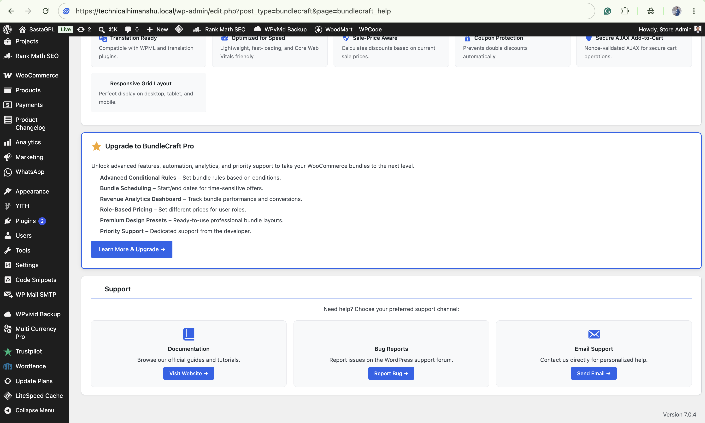 Frontend View - Simple + Variable Products Bundle