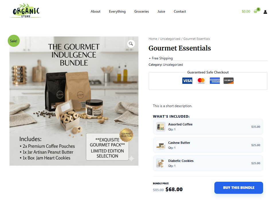 **Flexible Pricing Rules:** Demonstration of setting percentage discounts and fixed pricing rules for specific bundles.