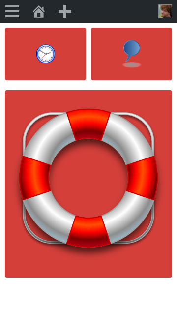 If you pressed one of the immediate alert buttons, you will be shown [safety information written by your Buoy's administrator](https://github.com/betterangels/buoy/wiki/Configure). If it is safe to do so, you can read through this information and/or take one of the suggested actions immediately. Otherwise, you can simply ignore this screen. As long as you keep your device with you, your response team will be able to find you thanks to its GPS or other location-aware beacon.