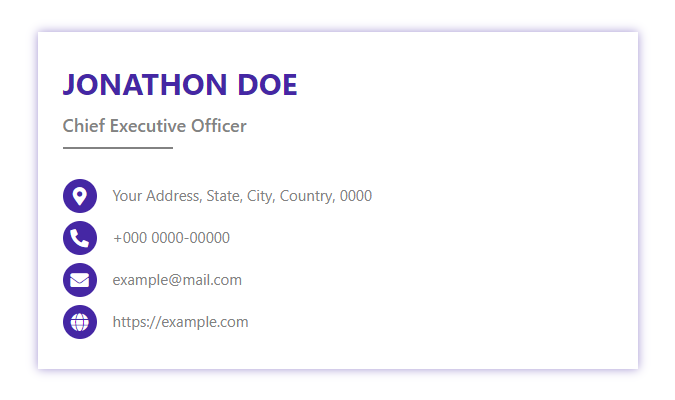 Business Card