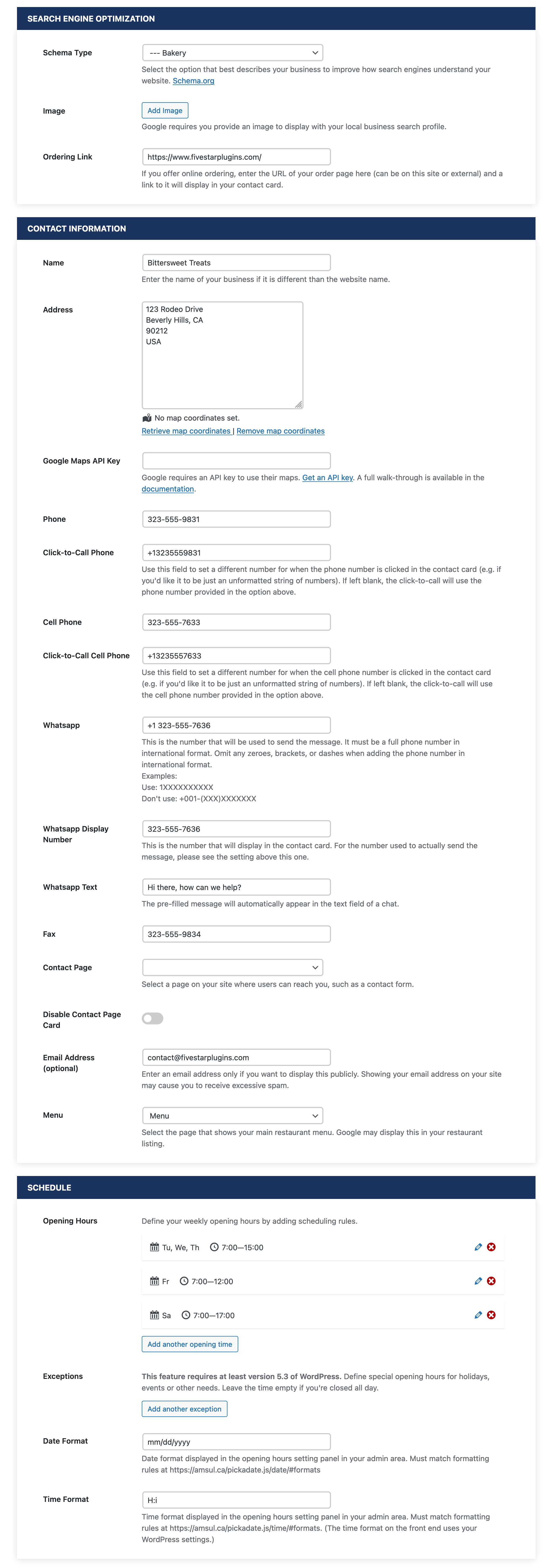 Showing the LD+JSON structured data output on a WooCommerce product page.