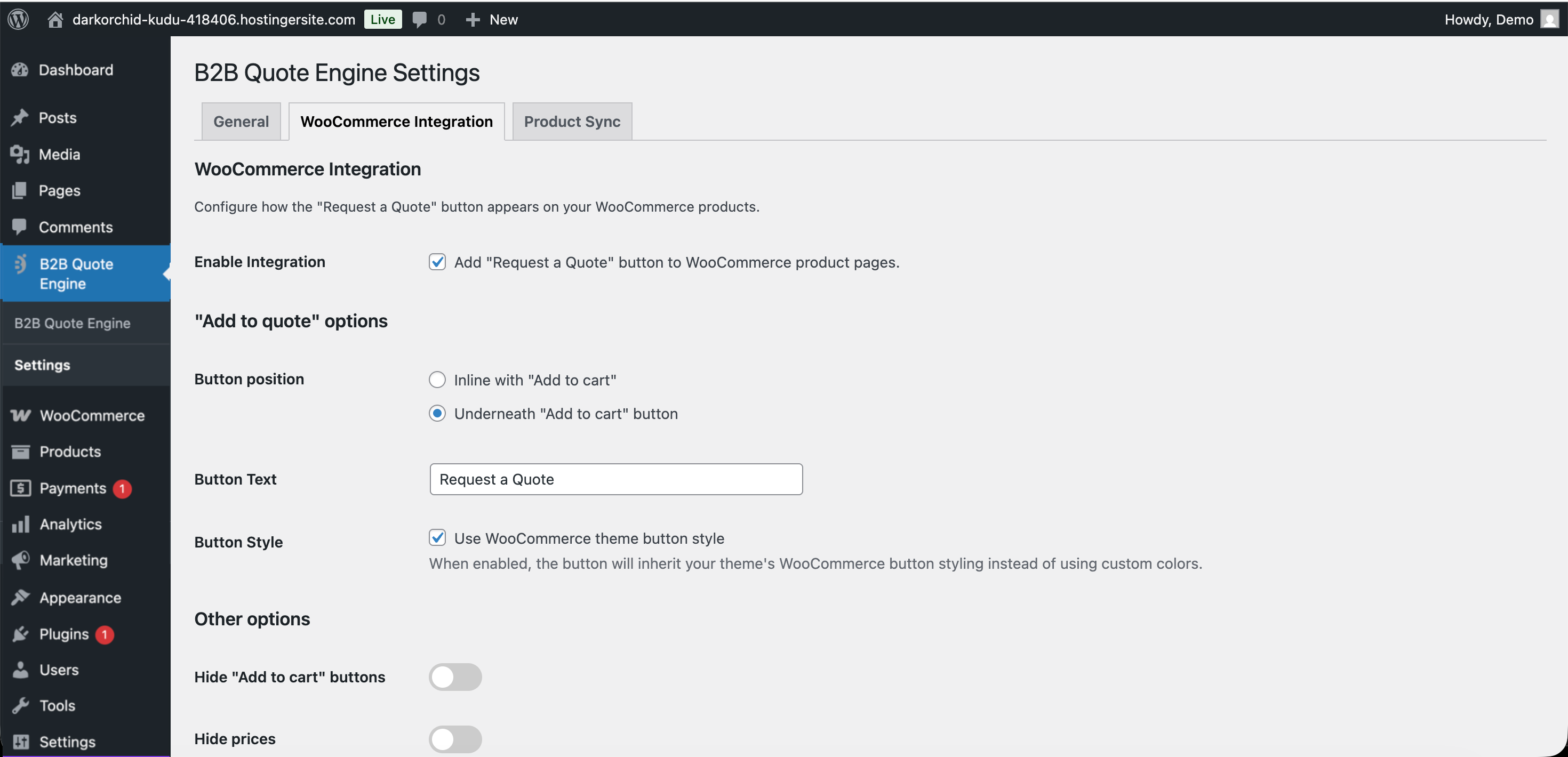 WooCommerce Integration