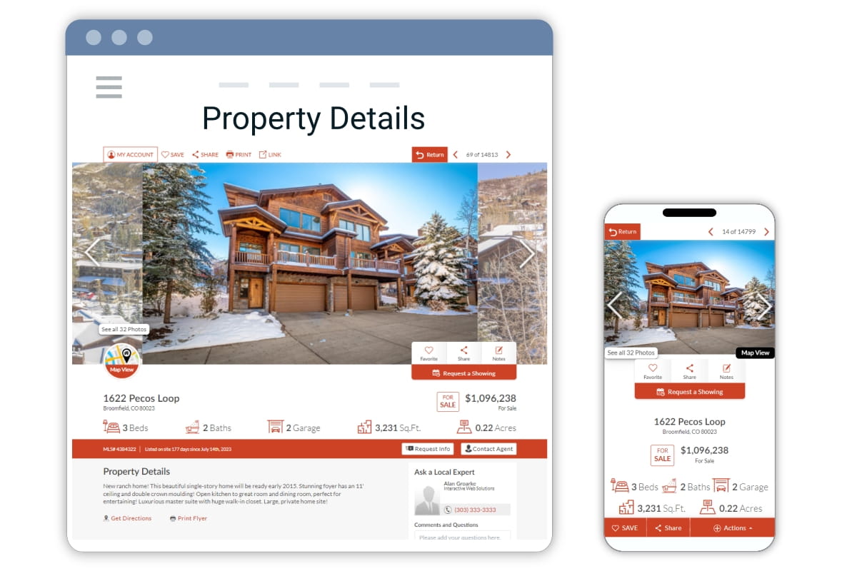 Build credibility with detailed market reports and local statistics