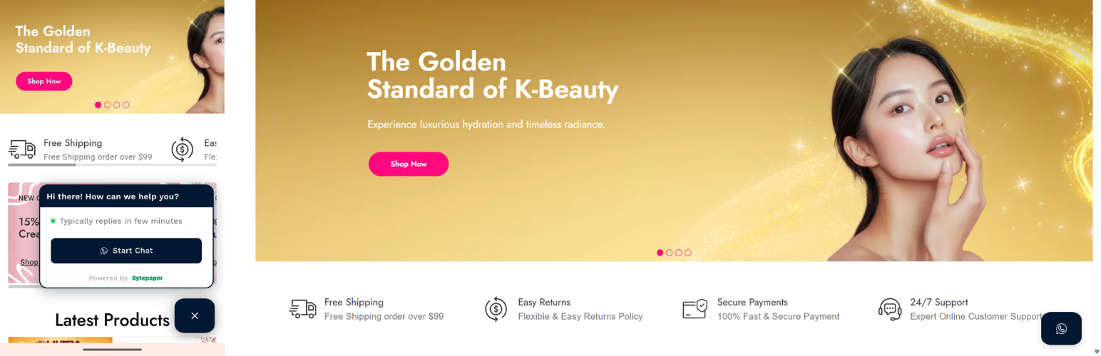 Plugin settings page in WordPress admin