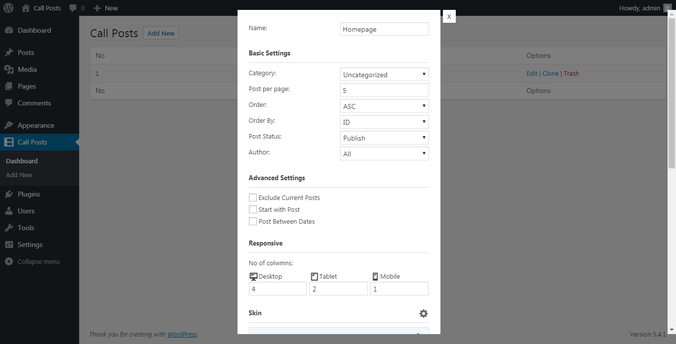 Basic and important settings.