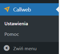 Widoku ustawień pluginu na stronie Wordpress