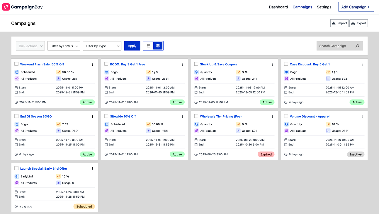 **Take Full Control.** The global Settings page, showing the tabbed interface for configuring all plugin options.