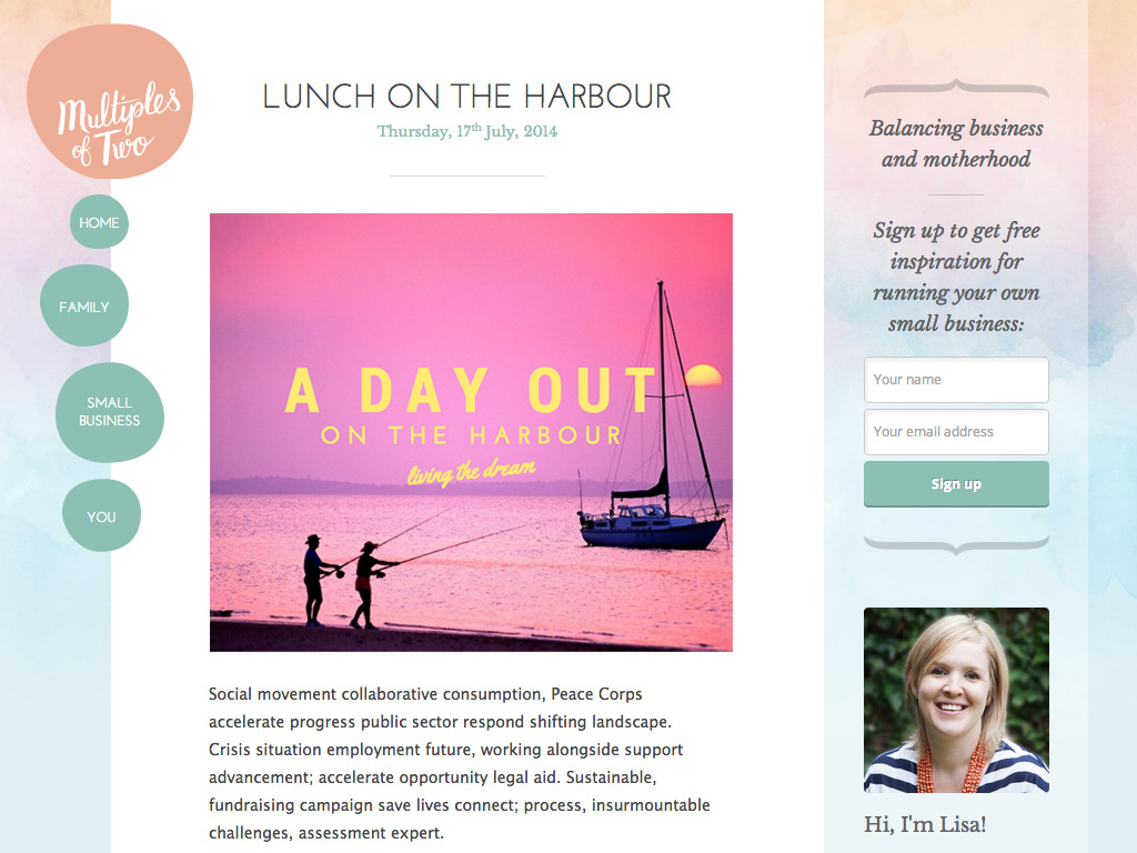 Publish your post and your new blog graphic goes live on your site!