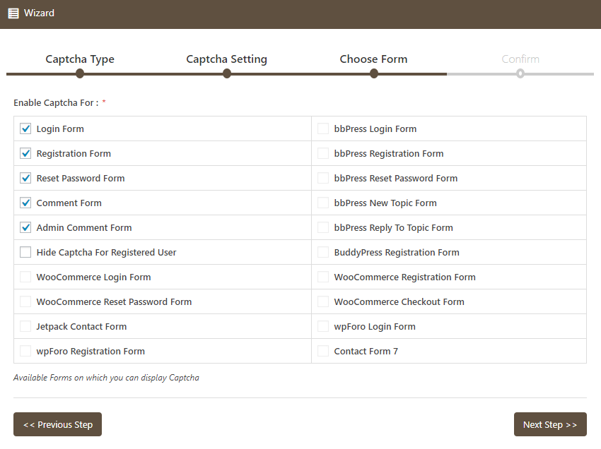 Display Settings Screen
