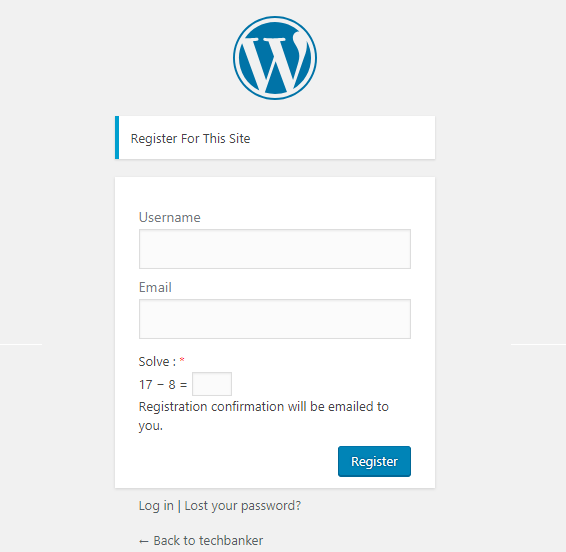 Text Captcha on Login Form