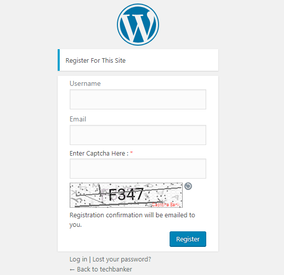 Logical Captcha on Registration Form