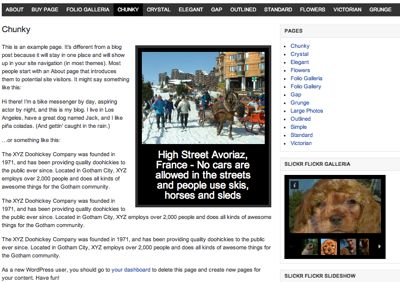 Left aligned caption with Elegant Theme