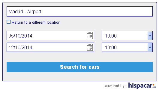 In the settings you can configure the title of your search box, the searchbox language, a default location, the color of the text and the borders, the background colour, the color of the call to action button, the color of the text of the button, the width of the border and the radius. This is also the place where you have to introduce your Affiliate ID if you want to monetize the plugin. More information about the configuration can be found in the installation section of the plugin.