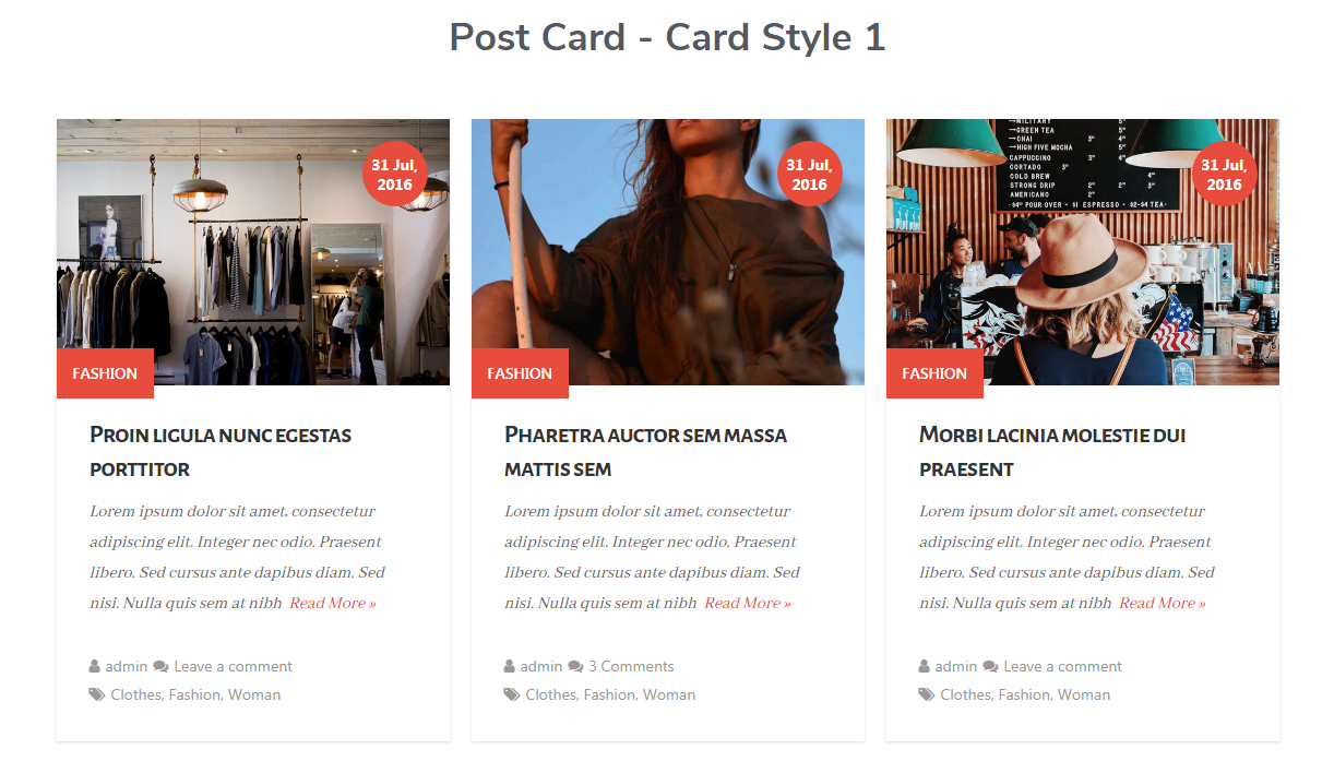 Post Card - Card Style 1