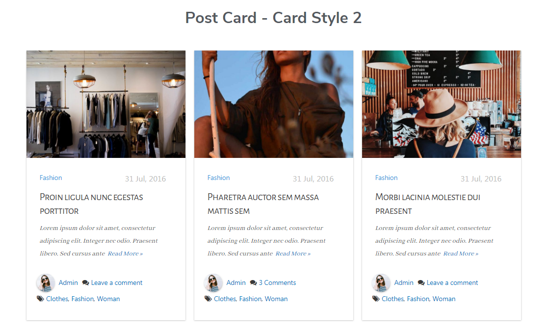 Post Card - Card Style 2
