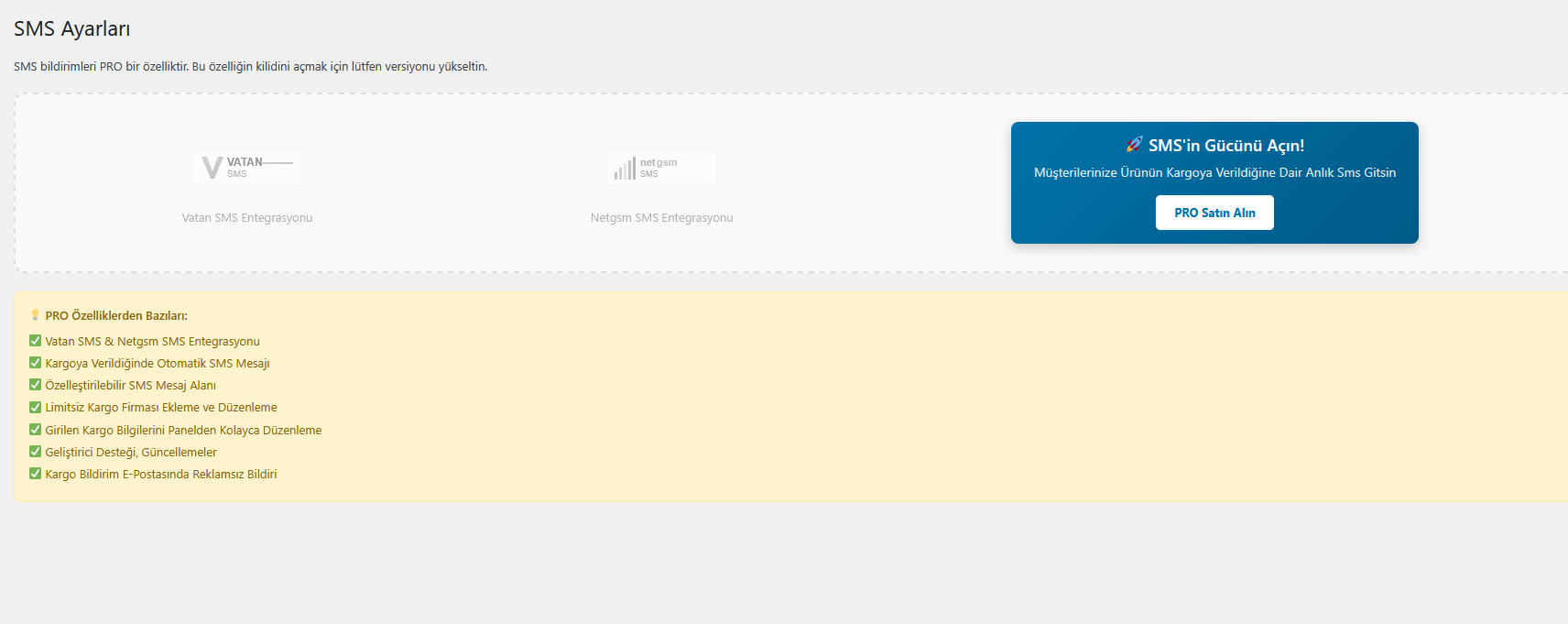 Order tracking interface