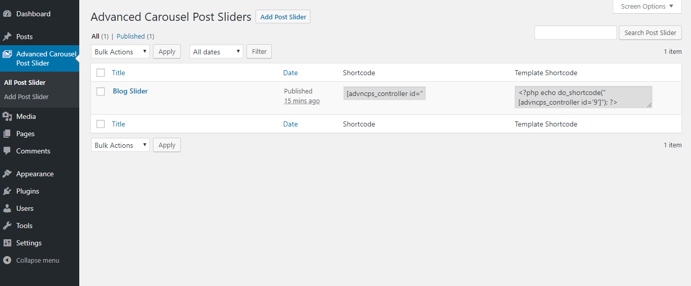 Slider template two.