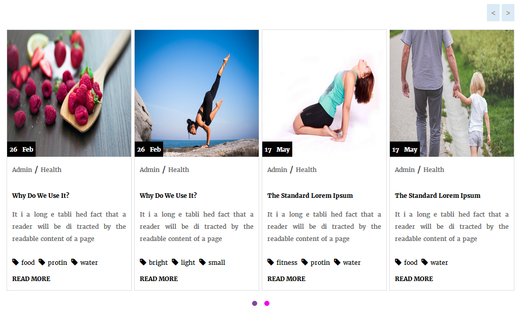 Slider template four.