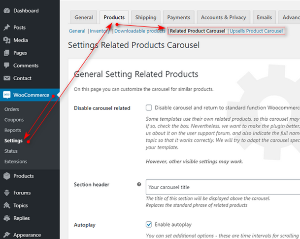 Settings Plugin 1