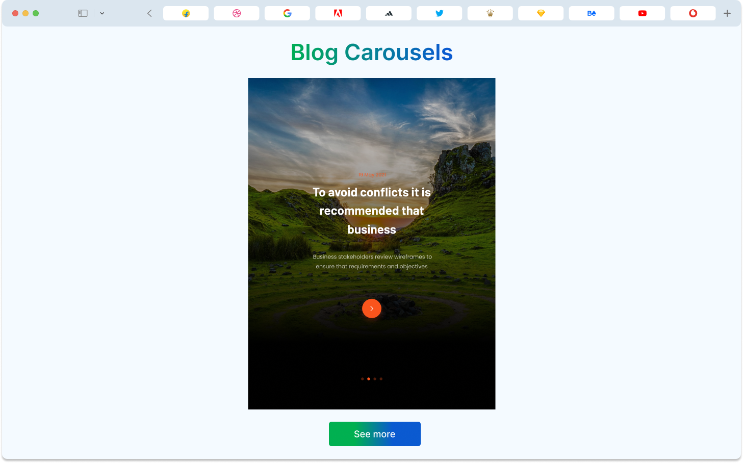 Divi Blog Carousel