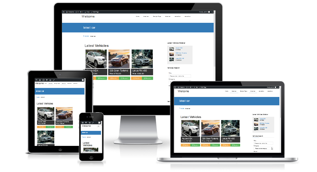 `Admin view for latest carseller sidebar widget`