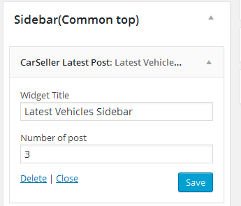 `Category Links sidebar widget`