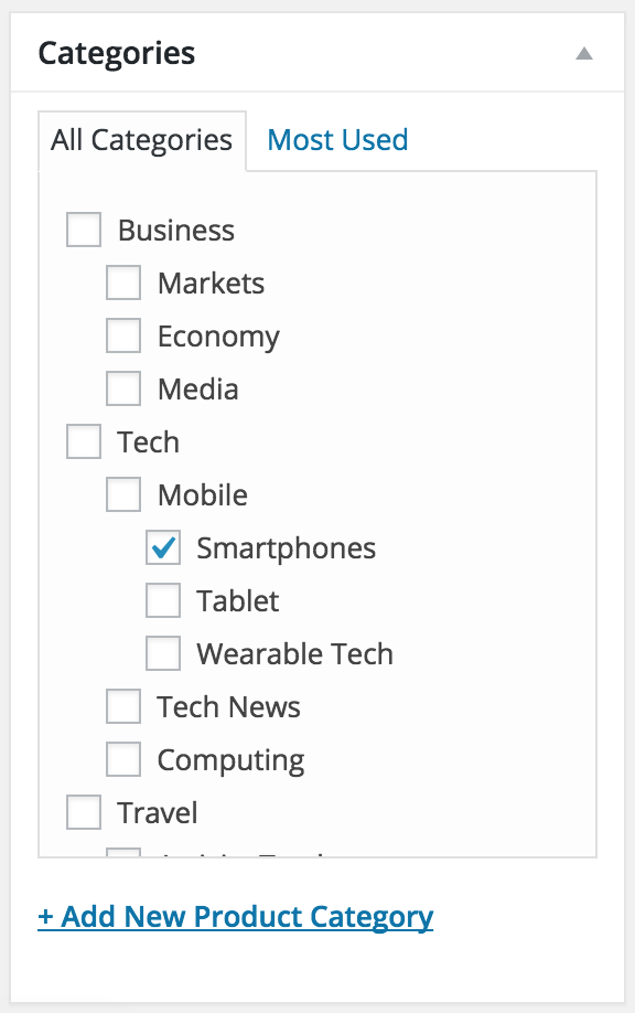 Post Categories