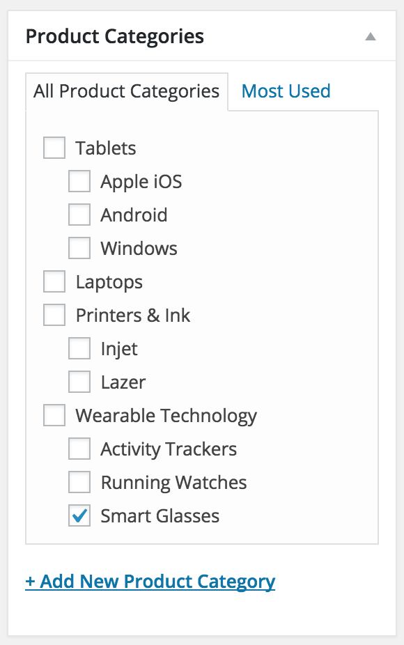 Product Categories