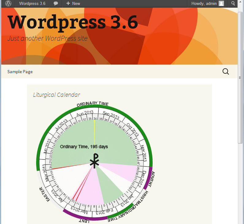 SVG animation with 200px of radius in WordPress with English locale
