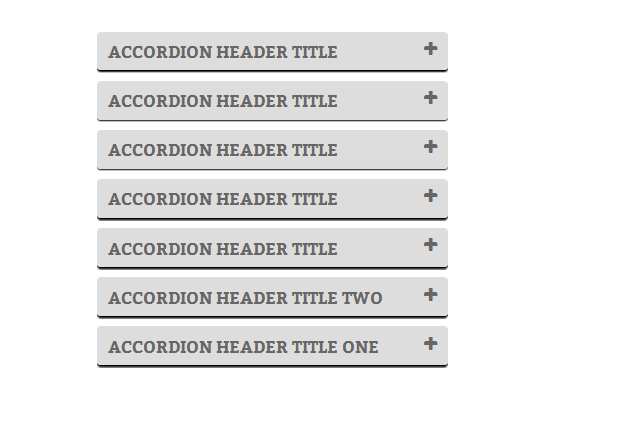 Accordion List