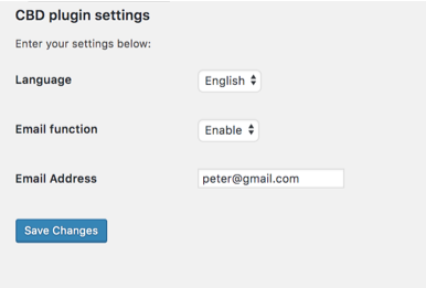This is the Settings Menu