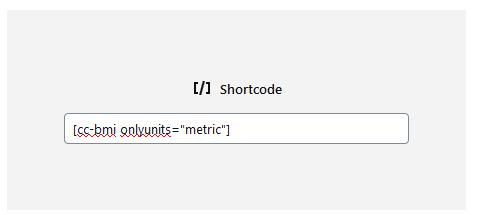 Shortcode usage example in post