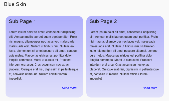 List view with excerpts and dates.