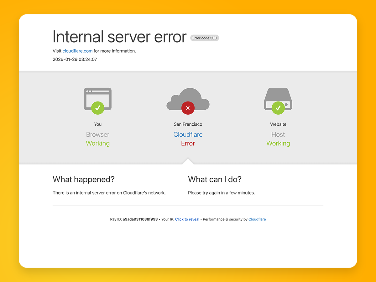The "404 page" shown on the frontend