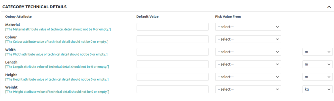 Category Search & Mapping