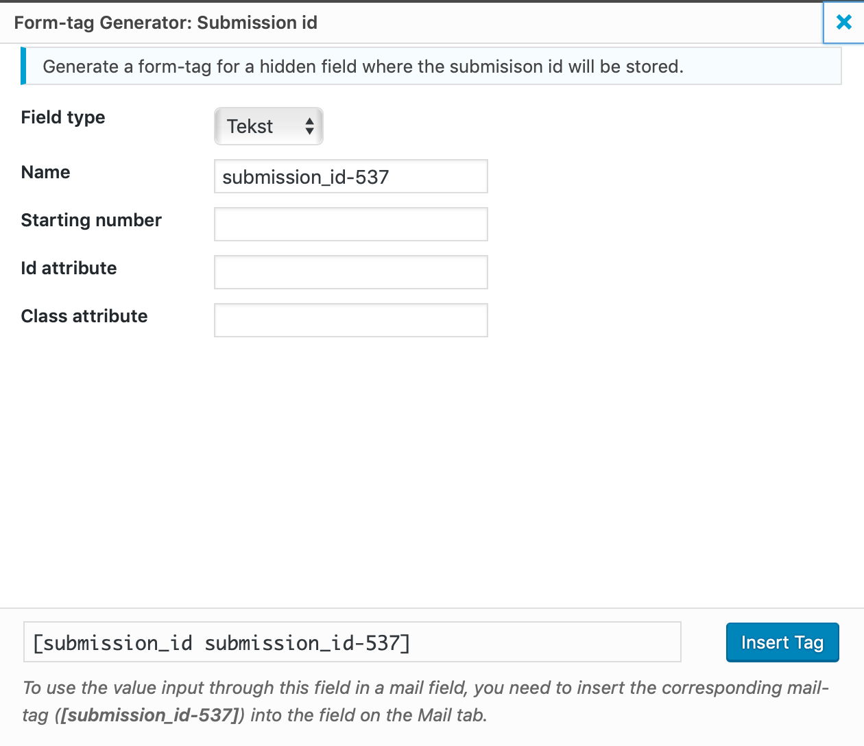 The field generator