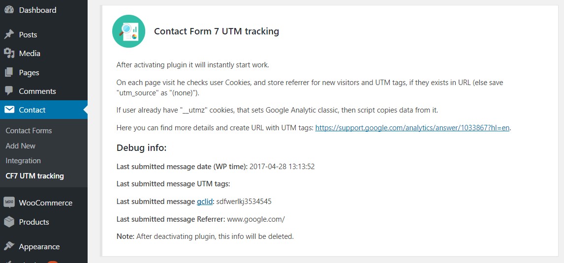 Plugin status