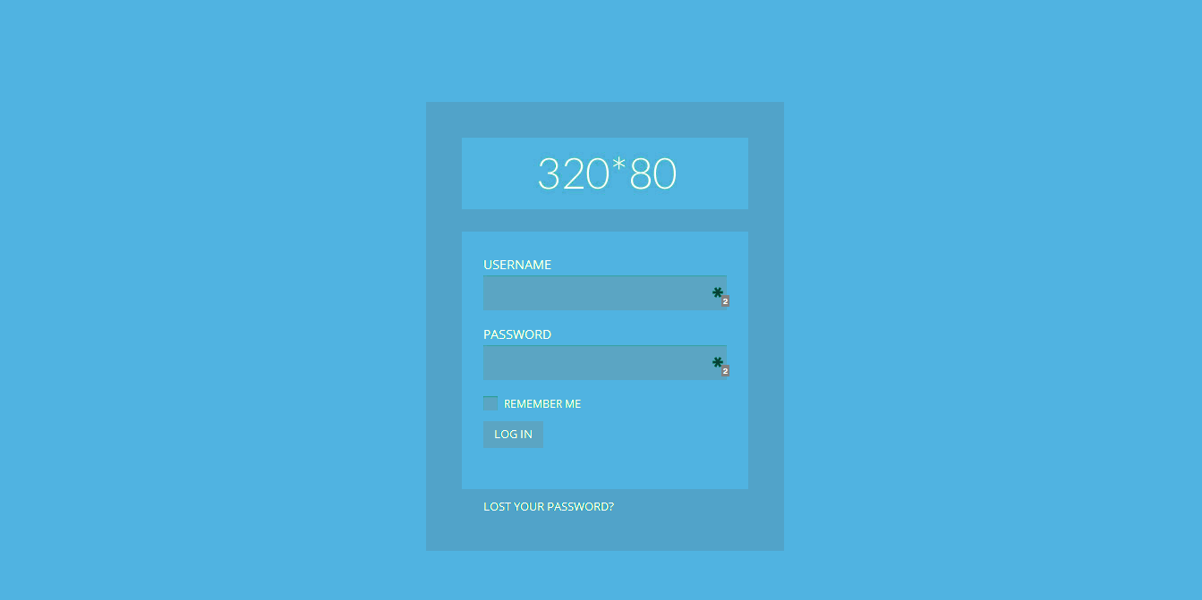 Front-End View on Blue Color