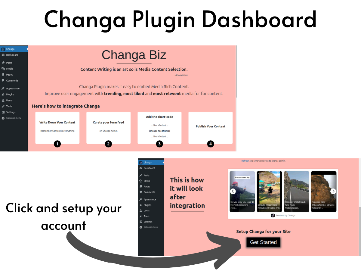 Changa Dashboard