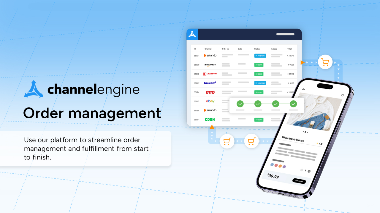Order management | ChannelEngine