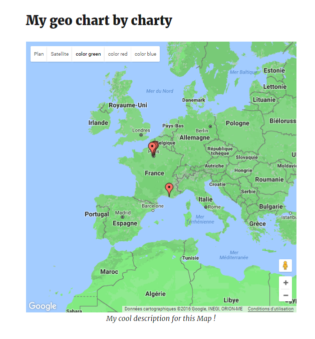 Charty - an example with google Maps mode